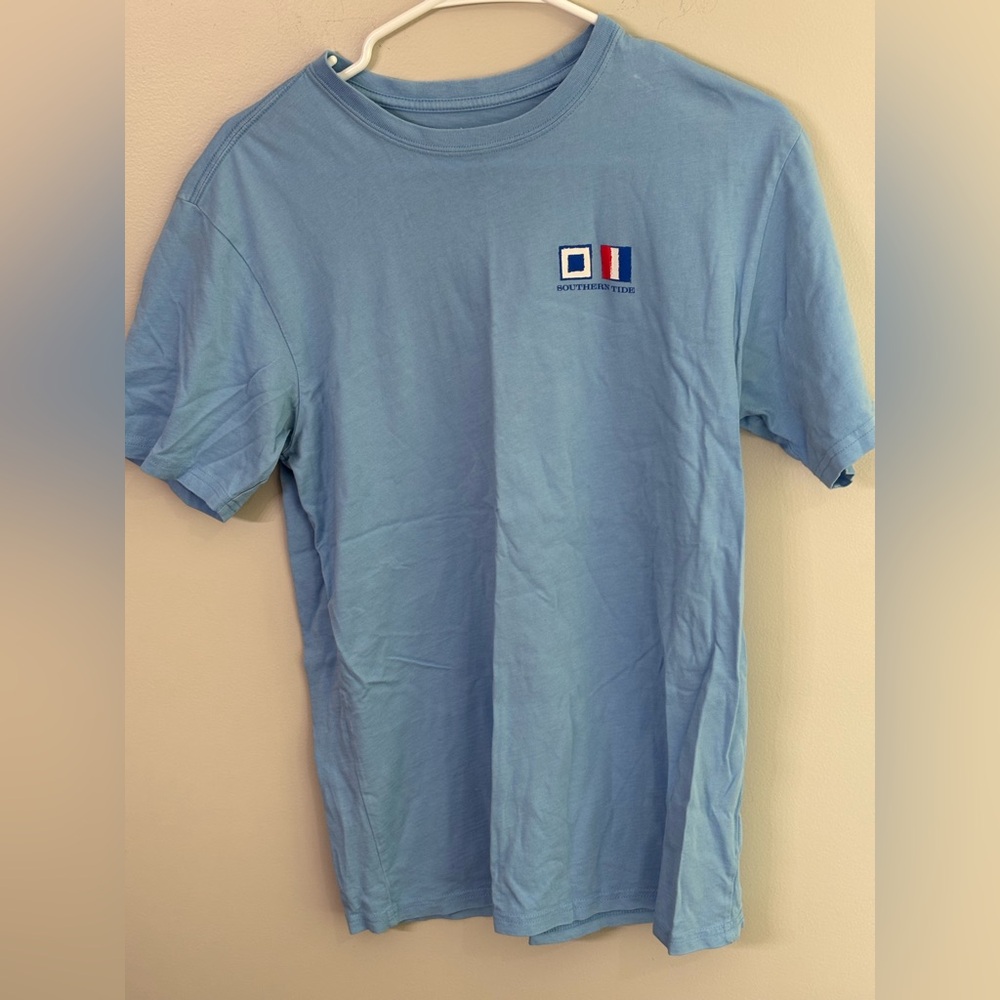 Southern Tide Light Blue Short Sleeve Tee